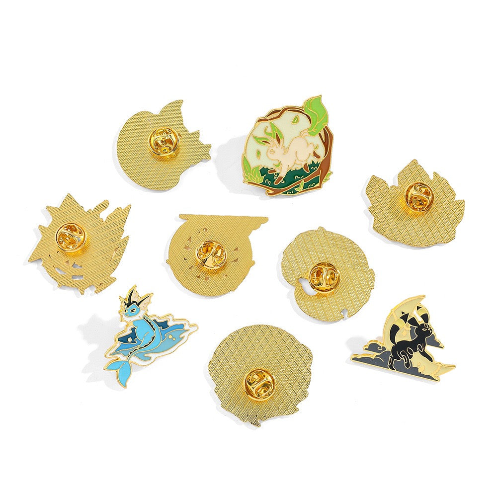 Pokemon Character Enamel Pins