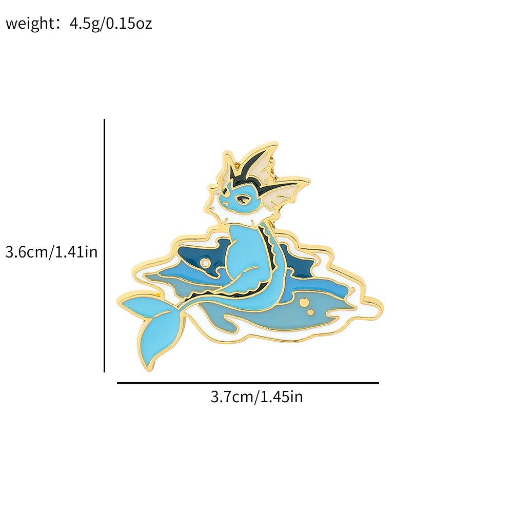 Pokemon Character Enamel Pins