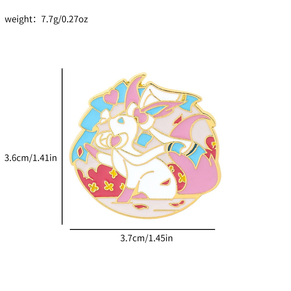 Pokemon Character Enamel Pins