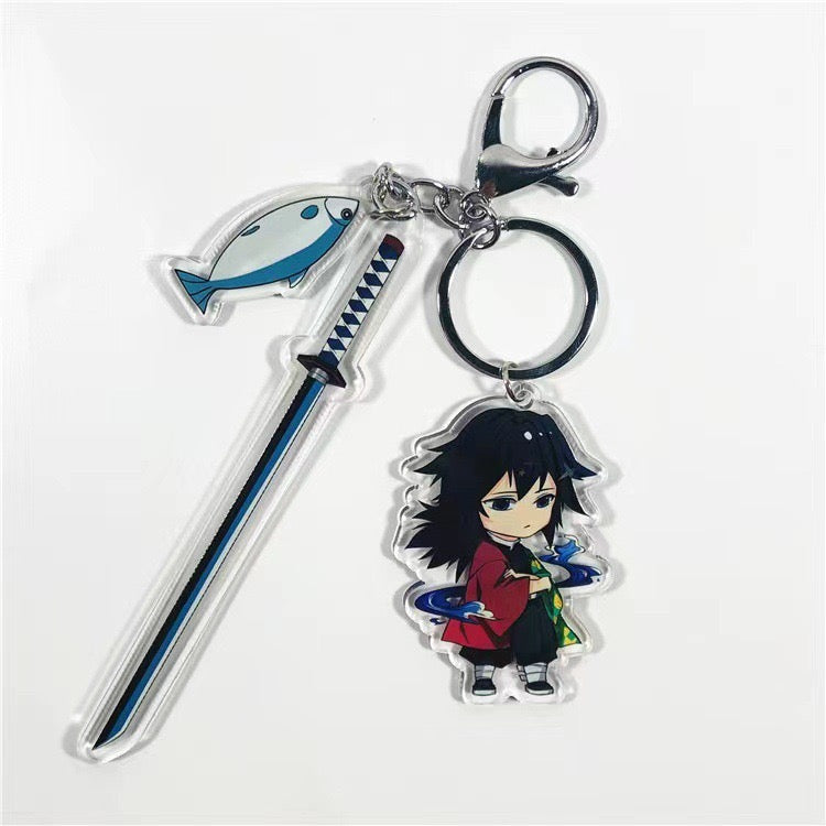 Anime-Inspired Demon Slayer Character Keychains