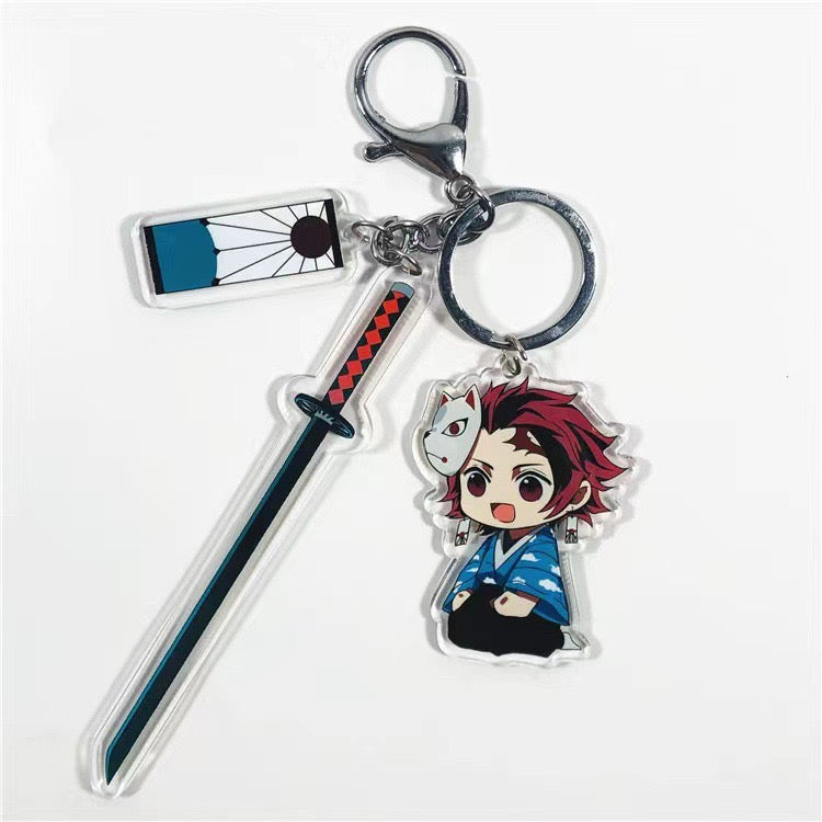 Anime-Inspired Demon Slayer Character Keychains