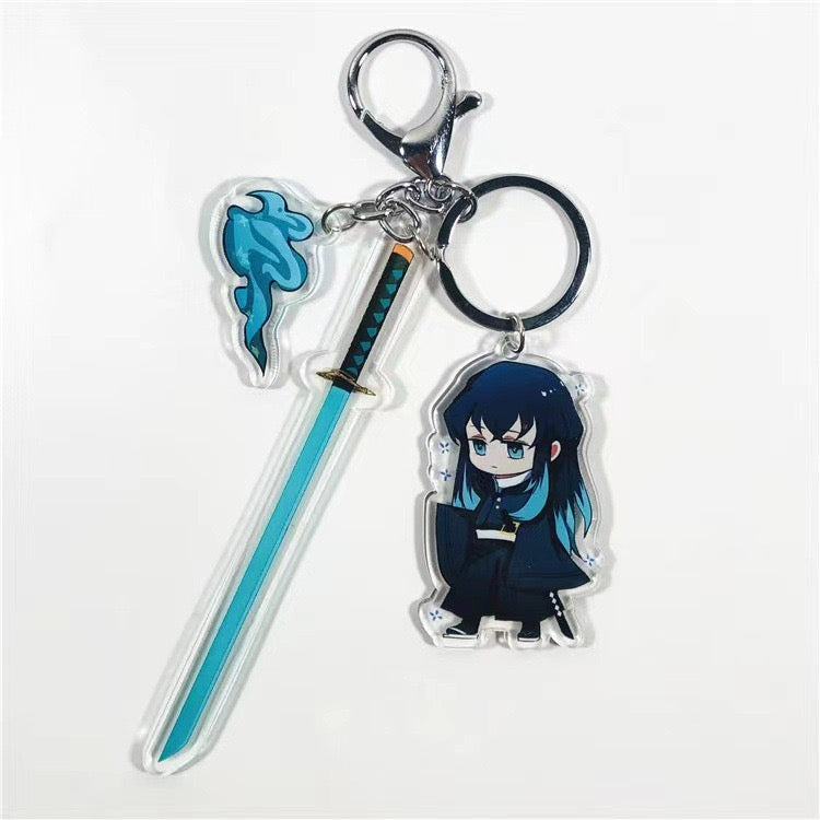 Anime-Inspired Demon Slayer Character Keychains
