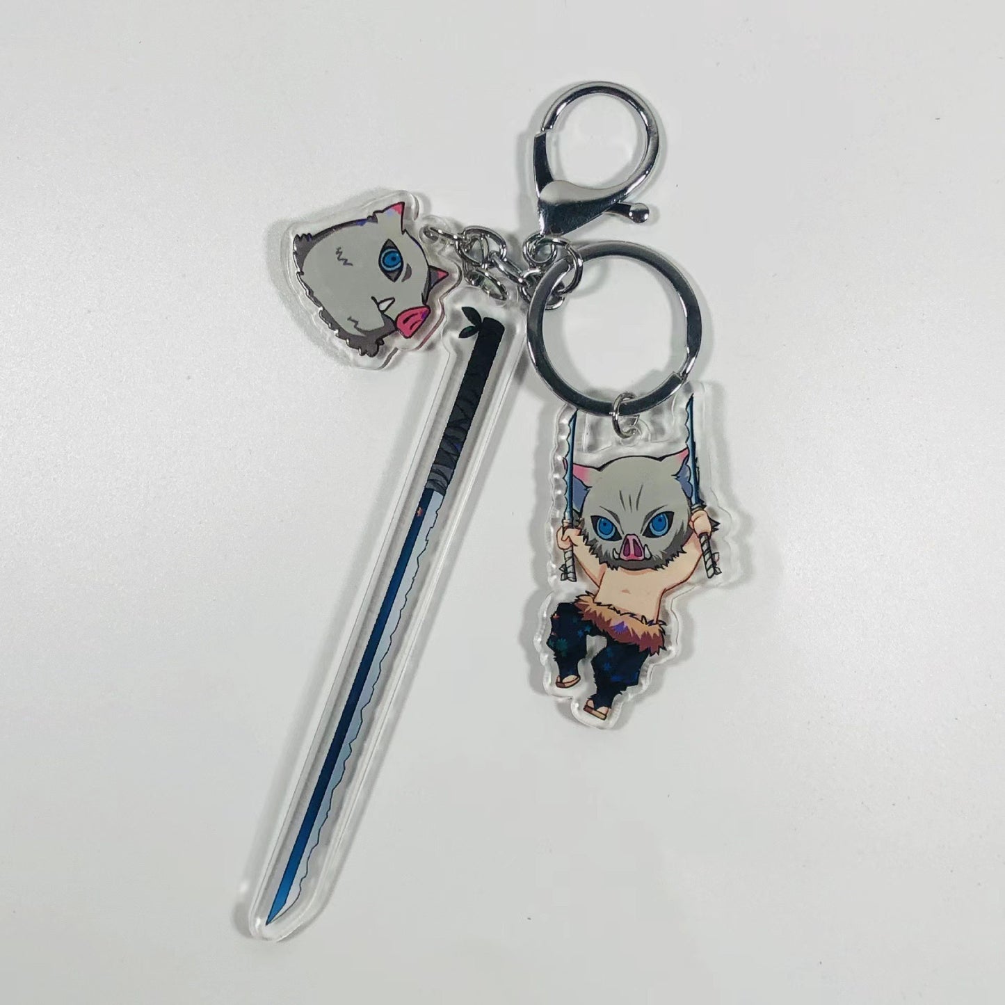 Anime-Inspired Demon Slayer Character Keychains