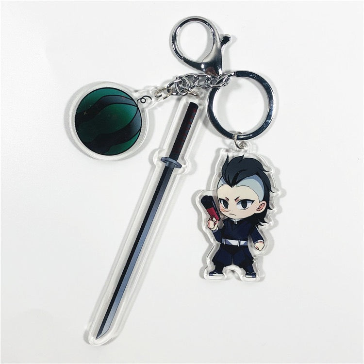 Anime-Inspired Demon Slayer Character Keychains