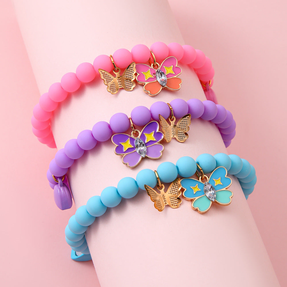 3pcs Magnetic Heart Bracelet Set – BFF Friendship Jewelry, Matching Heart Bracelets